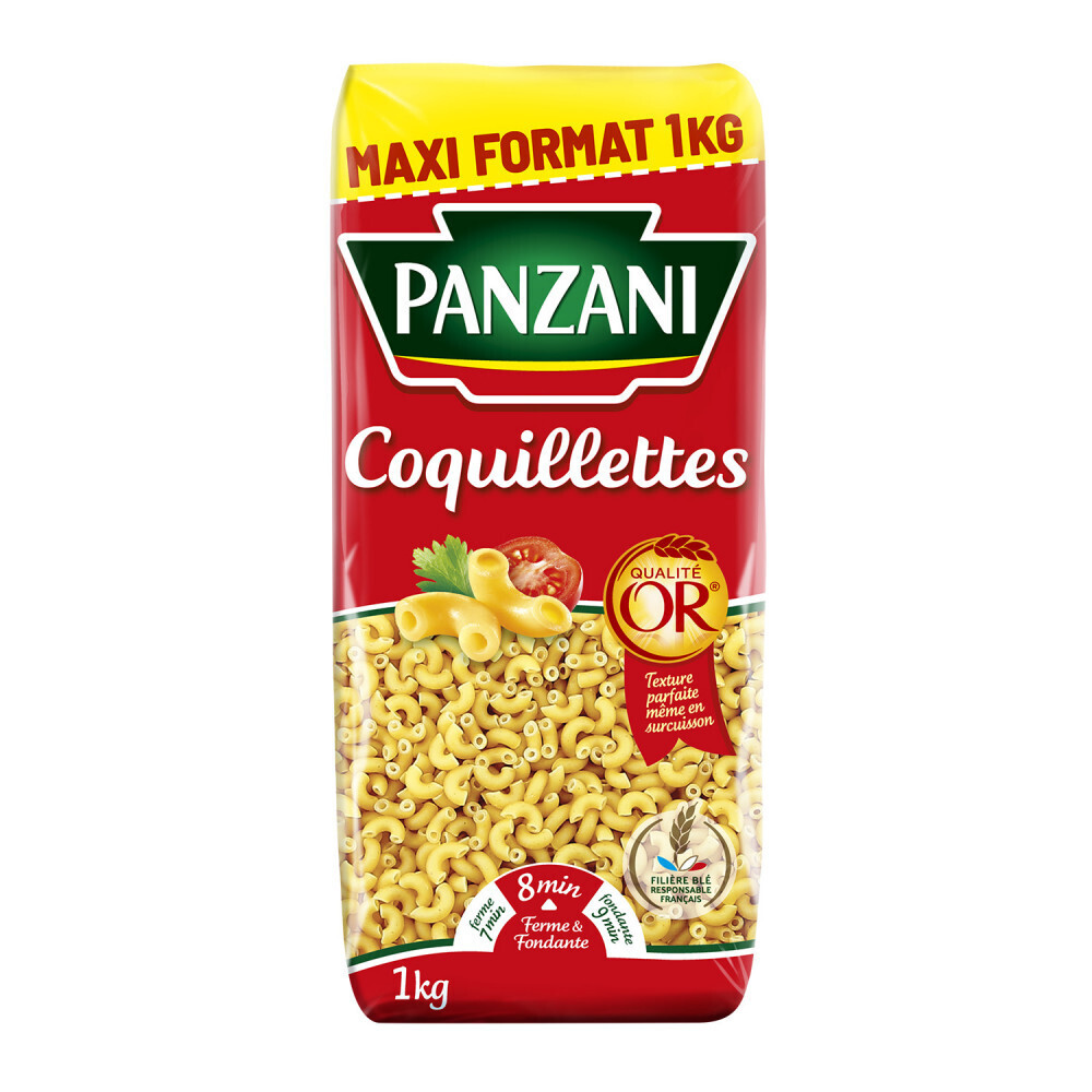 Palette Pâtes Coquillettes Panzani 1KG
