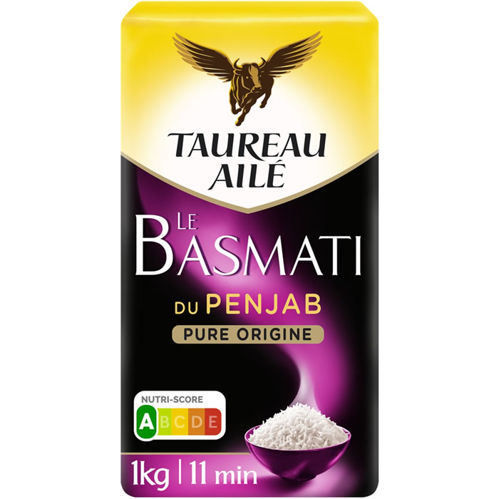 Palette Riz Basmati du Penjab – TAUREAU AILE – 1kg
